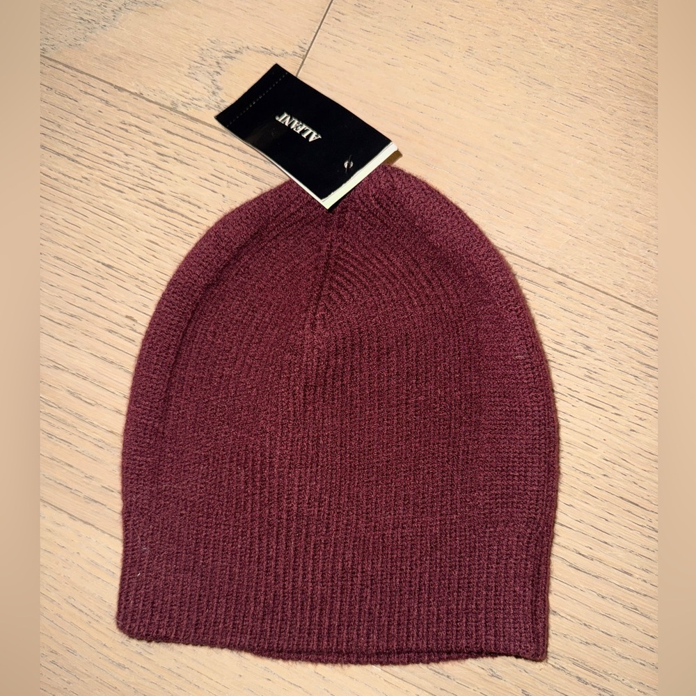 NWT Alfani Deep Red Knit Beanie